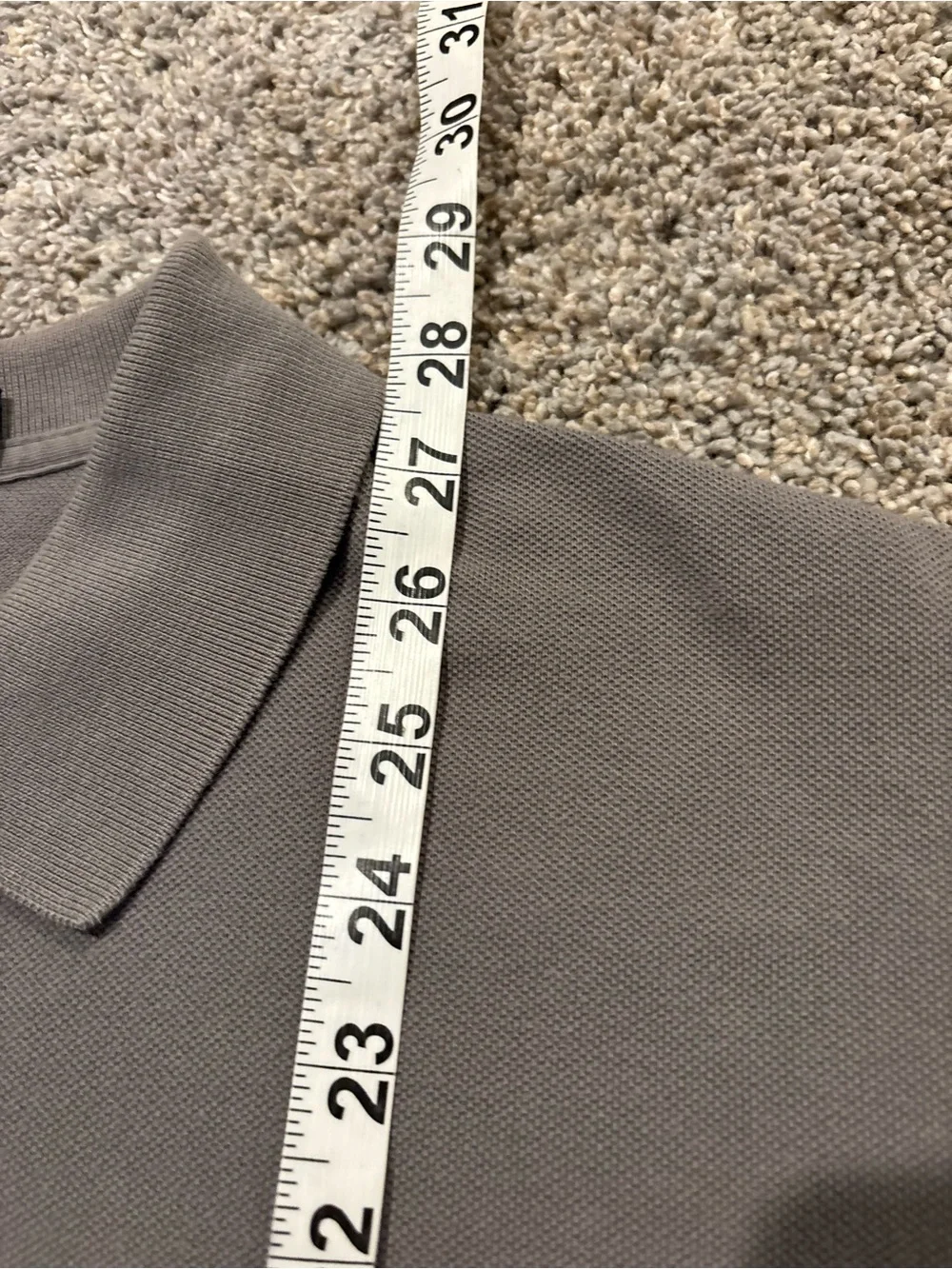 Polo Ralph Lauren Polo Shirt Mens XL Gray Long Sleeve Collared Pony Logo Cotton